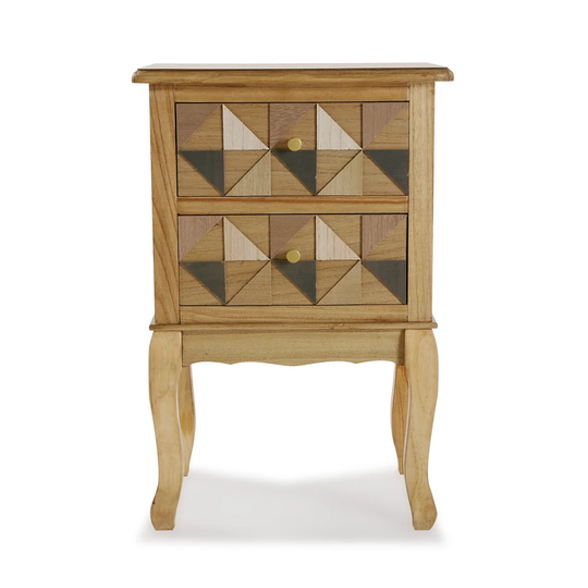 Frasher 2 Drawer Bedside Table