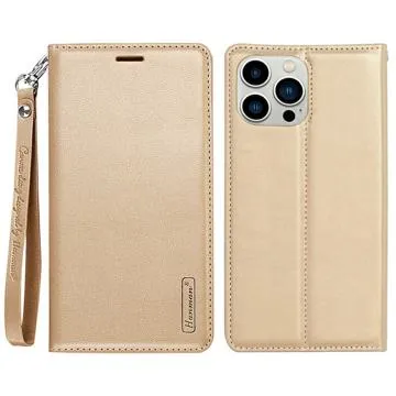 Hanman Minor iPhone 14 Pro Wallet Case - Gold