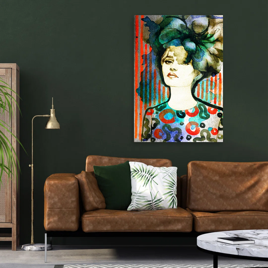Canvas Print, Colorful People