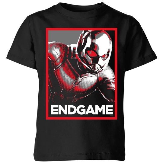 Avengers Endgame Ant-Man Poster Kids' T-Shirt - Black - 3-4 Years