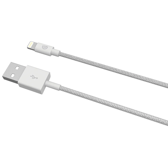 Griffin Charge/Sync Braided Cable with Lightning Connector 1M - Silver