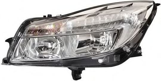 Headlight 1LJ009630-341 by Hella Right