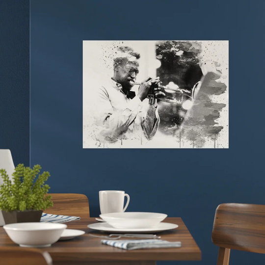'Miles Davis' Graphic Art Print Poster