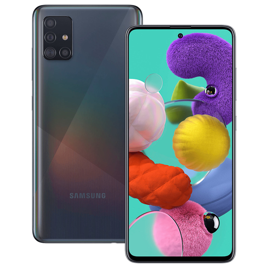 (Unlocked, Prism Crush Black) Samsung Galaxy A51 Dual Sim | 128GB | 4GB RAM