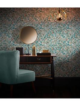 Clarke & Clarke Fusion Scintilla Wallpaper &Ndash; Teal