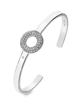 Hot Diamonds Forever White Topaz Bangle