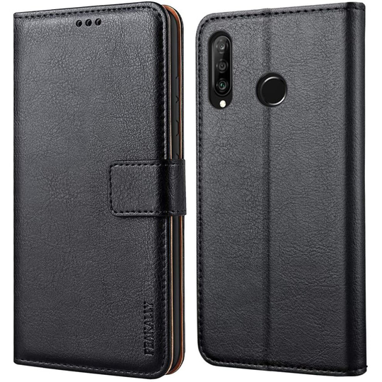 Peakally Huawei P30 Lite / P30 Lite New Edition Case, Premium PU Leather Flip Wallet Case Cover for Huawei P30 Lite / P30 Lite...