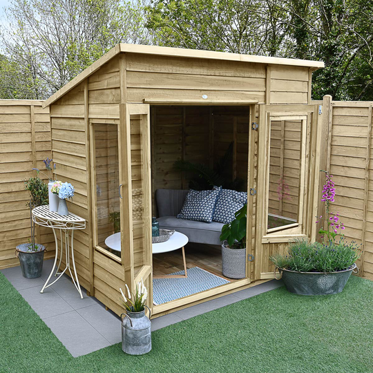 Forest Garden Oakley 7x5ft Overlap Pent Summerhouse