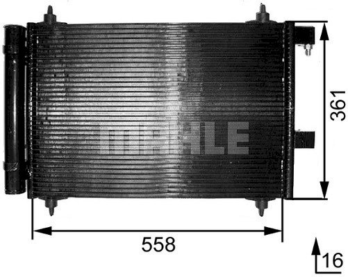 Condenser Air Conditioning 8FC351300-251 by BEHR