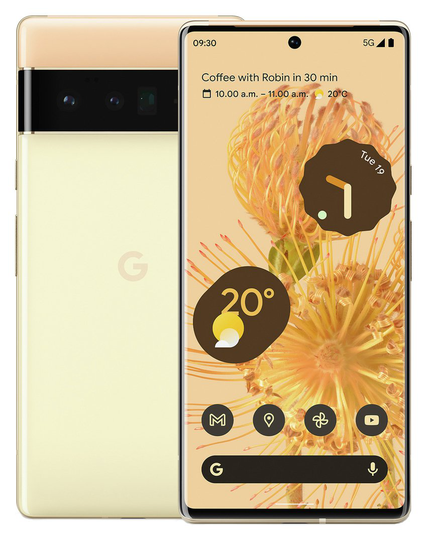SIM Free Google Pixel 6 Pro 5G 128GB Phone - Sorta Sunny