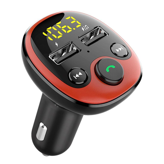 Dual 3.1A USB Charger Radio FM Transmitter Bluetooth Car MP3 Player Handsfree Car Kit TF U Disk Music Player Car Accessories