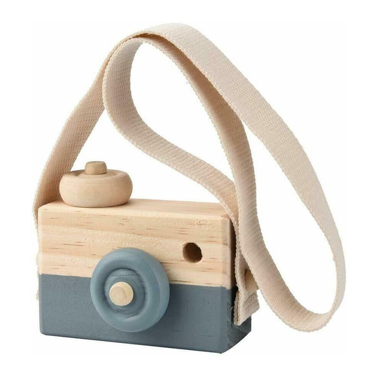 (Grey) Wood Children's Cameras Room Decor Nursery Toys