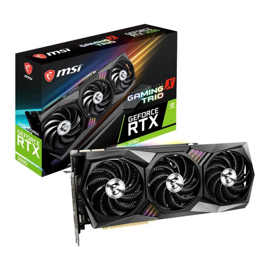 MSI GeForce RTX 3090 24GB GDDR6X GAMING X TRIO Ampere Graphics Card
