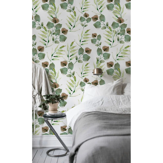Walllpaper Roll 250X250cm Mural Decoration Kitchen Livingroom Bedroom Wallpaper Material With Print - Autumn Leaves Palm