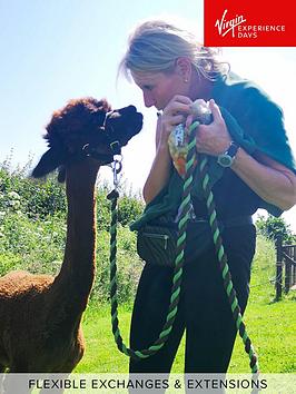 Virgin Experience Days Alpaca Trekking And Entry To Eagle Heights Wildlife Foundation In Kent For Two