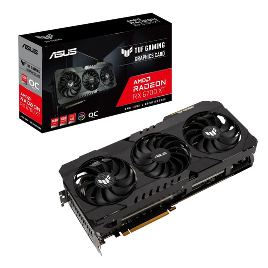 ASUS Radeon RX 6700 XT TUF GAMING OC 12GB Graphics Card