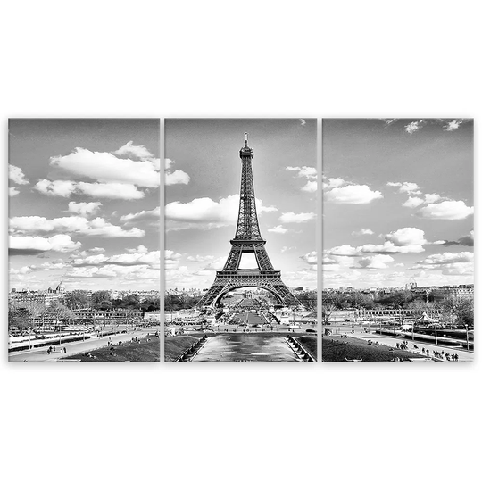 Canvas Print Black And White Eiffel Tower