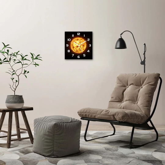 Sun Silent Wall Clock