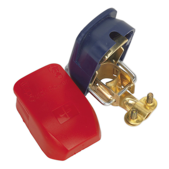 Sealey BTQK12 | Quick Release Battery Clamps Positive-Negative Pair