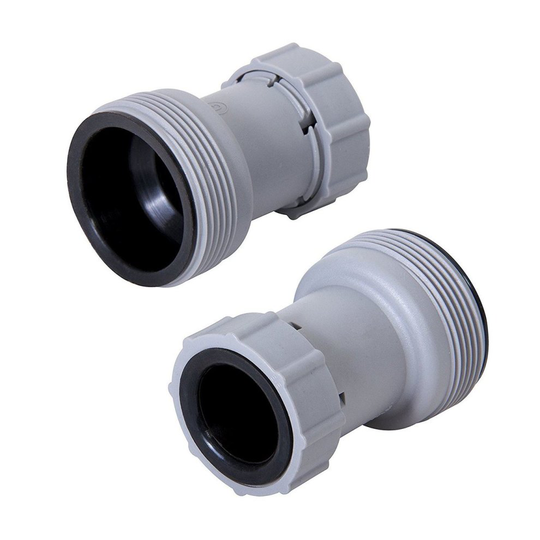 Bestway 2 Piece Flowclear Hose Adapters - Grey