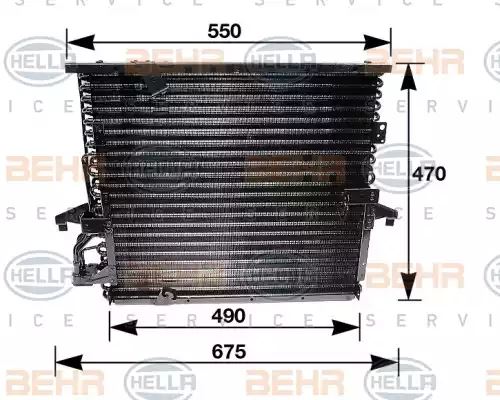 Condenser Air Conditioning 8FC351035-031 by BEHR