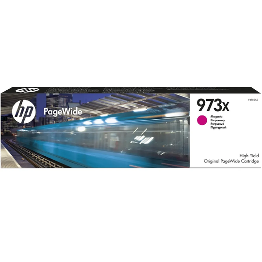 HP 973X High Yield Magenta Original PageWide Cartridge