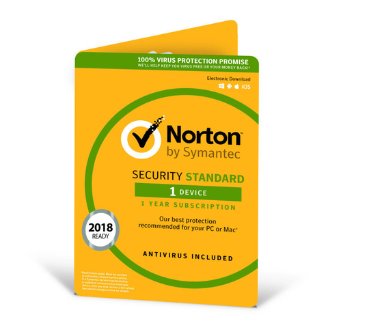 Norton Security Standard 3.0- 1 User 1 Device 12 months - Electronic Software Download