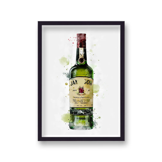 Spirit Graphic Splash Jameson Whisky Inspired by Vouvart - Picture Frame Graphic Art