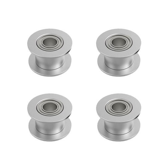 4x GT2 Smooth Idler Pulleys H Type 20 Teeth 5mm Bore 10mm Width for 3D Printer