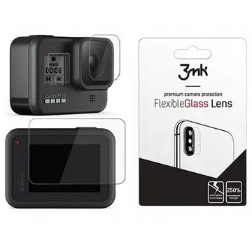 3MK FlexibleGlass GoPro Hero 8 Hybrid Screen Protector - 7H, 0.3mm