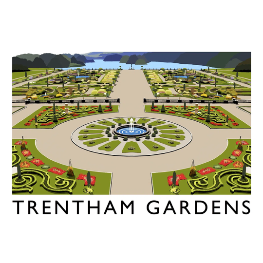 Trentham Gardens by Richard O'Neil - Graphic Art Print on Paper