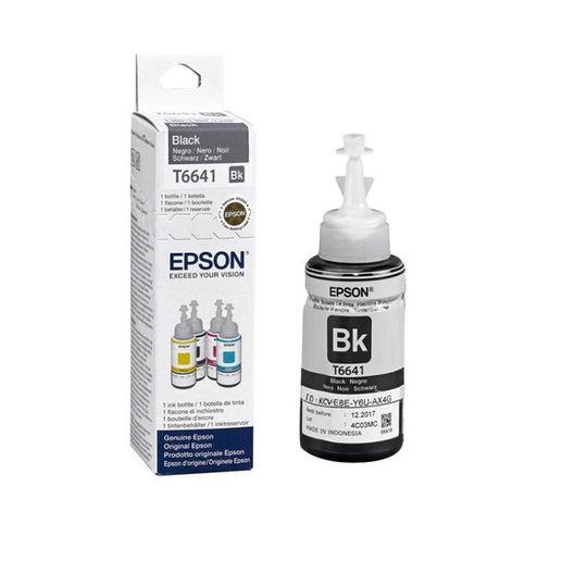 Epson T6641 Black 70m Ink Bottle