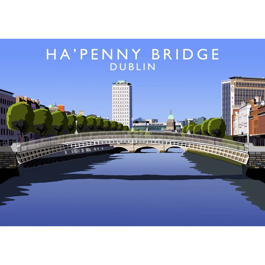 HaPenny Bridge 2 by O'Neil - Graphic Art Print on Paper