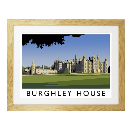 Burghley House 2 by Richard O'Neil - Graphic Art Print on Paper