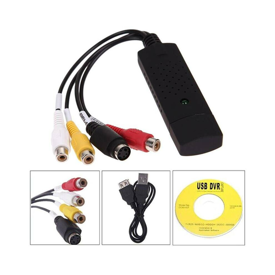 USB 2.0 VHS TAPE TO PC DVD CONVERTER VIDEO & AUDIO CAPTURE CARD/ADAPTER
