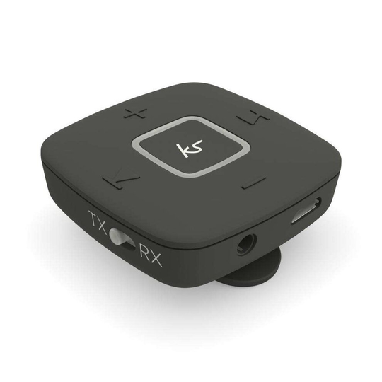 KitSound Bluetooth Wireless Music Adaptor 2 | Headphones, Speaker, TV, Radio, Laptop Transmitter