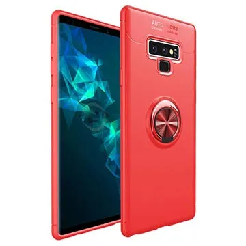 Samsung Galaxy Note9 Magnet Ring Grip / Kickstand Case - Red