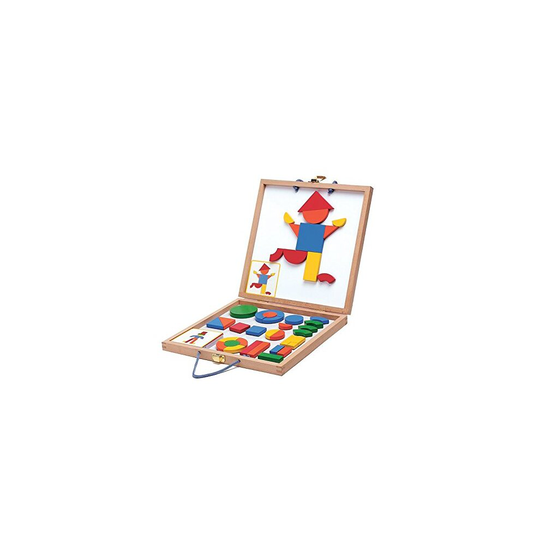 DJECO DJ03130 Wooden Magnetic- Geoform Novelty