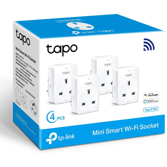 Tapo Smart Plug Wi-Fi Outlet, Works with Amazon Alexa (Echo and Echo Dot), Google Home, Wireless