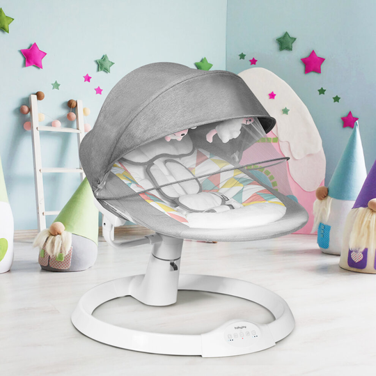 Bluetooth Electric Rocker Baby Swing Cradle Bouncer Seat Chair Newborn