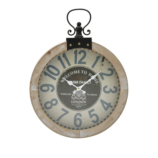 Metal Natural 40cm Wall Clock