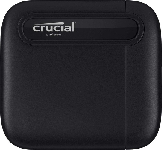 Crucial CT2000X6SSD9 2TB X6 Portable SSD, Up to 540 MB/s, USB 3.2, USB-C
