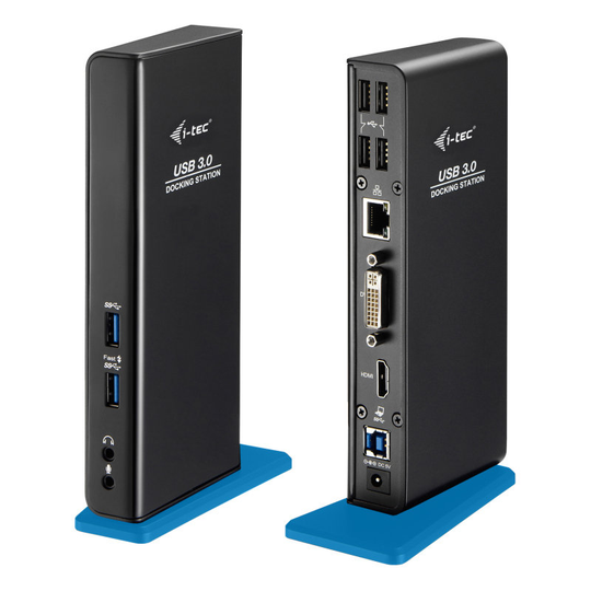 I-tec USB 3.0 Dual Laptop Docking Station HDMI DVI Universal