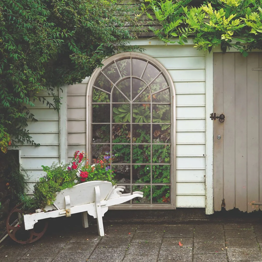 MirrorOutlet Somerley Country Arch Large Garden Mirror 160 X 91 Cm