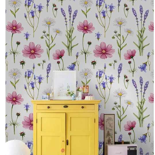 Jessica-Lily Wild Flowersful Wallpaper
