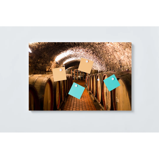 Wine Casks Magnetic Wall Mounted Cork Board