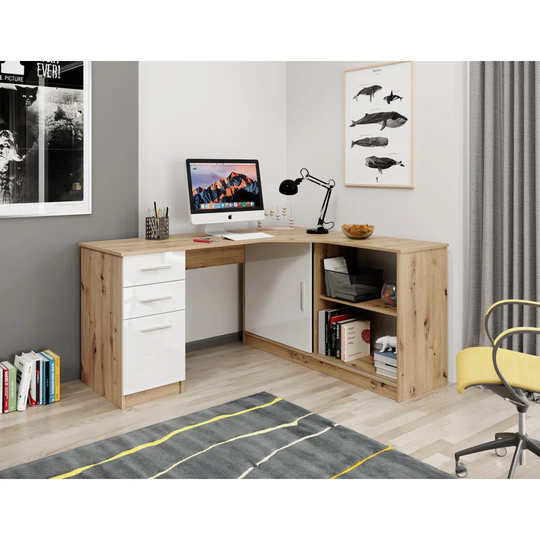 Kristeen 150Cm W L-Shape Writing Desk