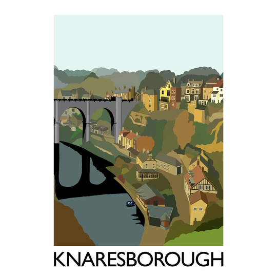 Knaresborough by Richard O'Neil - Graphic Art Print on Paper