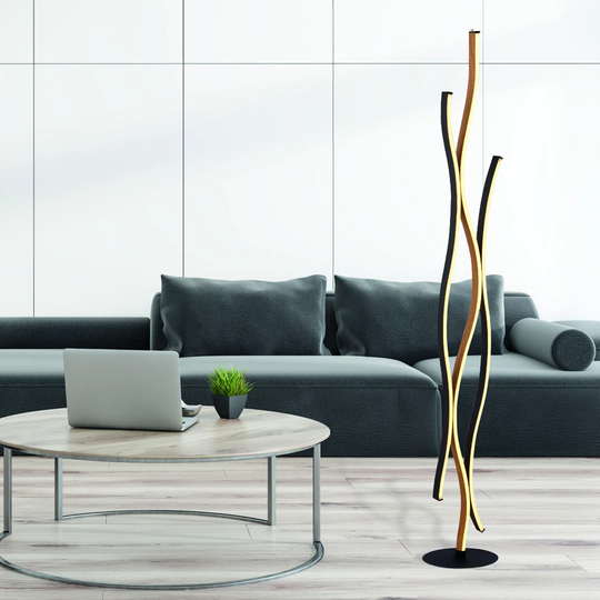 Shaina 137cm Black Novelty Floor Lamp