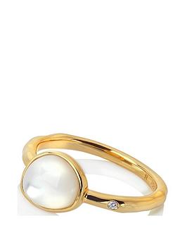 Hot Diamonds X Jac Jossa Calm Mother Of Pearl Ring